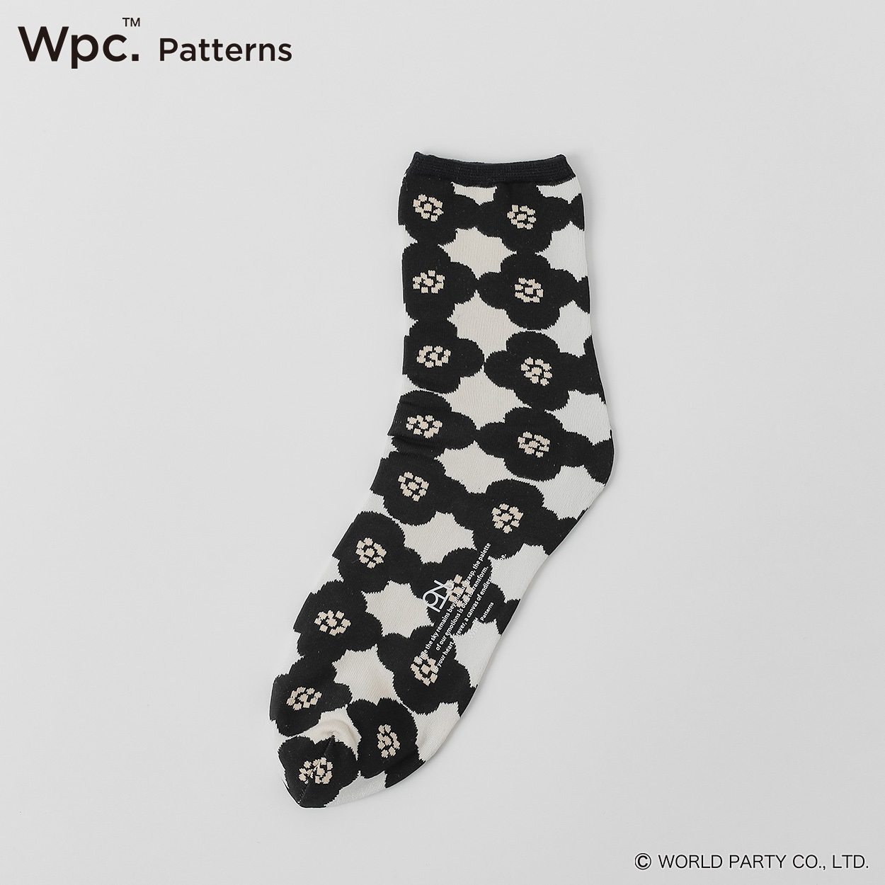 Wpc. Patterns クルー丈 ピオニー 吸水速乾 レディス(オフ-23-25CM)
