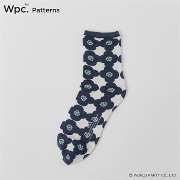 Wpc. Patterns クルー丈 ピオニー 吸水速乾 レディス(コイアオ-23-25CM)