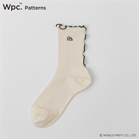 Wpc. Patterns クルー丈 メロウ  吸水速乾 レディス(シロ-23-25CM)