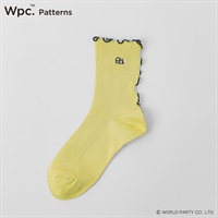 Wpc. Patterns クルー丈 メロウ  吸水速乾 レディス(キイロ-23-25CM)