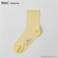 Wpc. Patterns クルー丈 サークル メッシュ さらさら レディス(ウスキイロ-23-24CM)