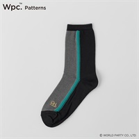 Wpc. Patterns クルー丈 ライン メッシュ さらさら レディス(クロ-23-24CM)