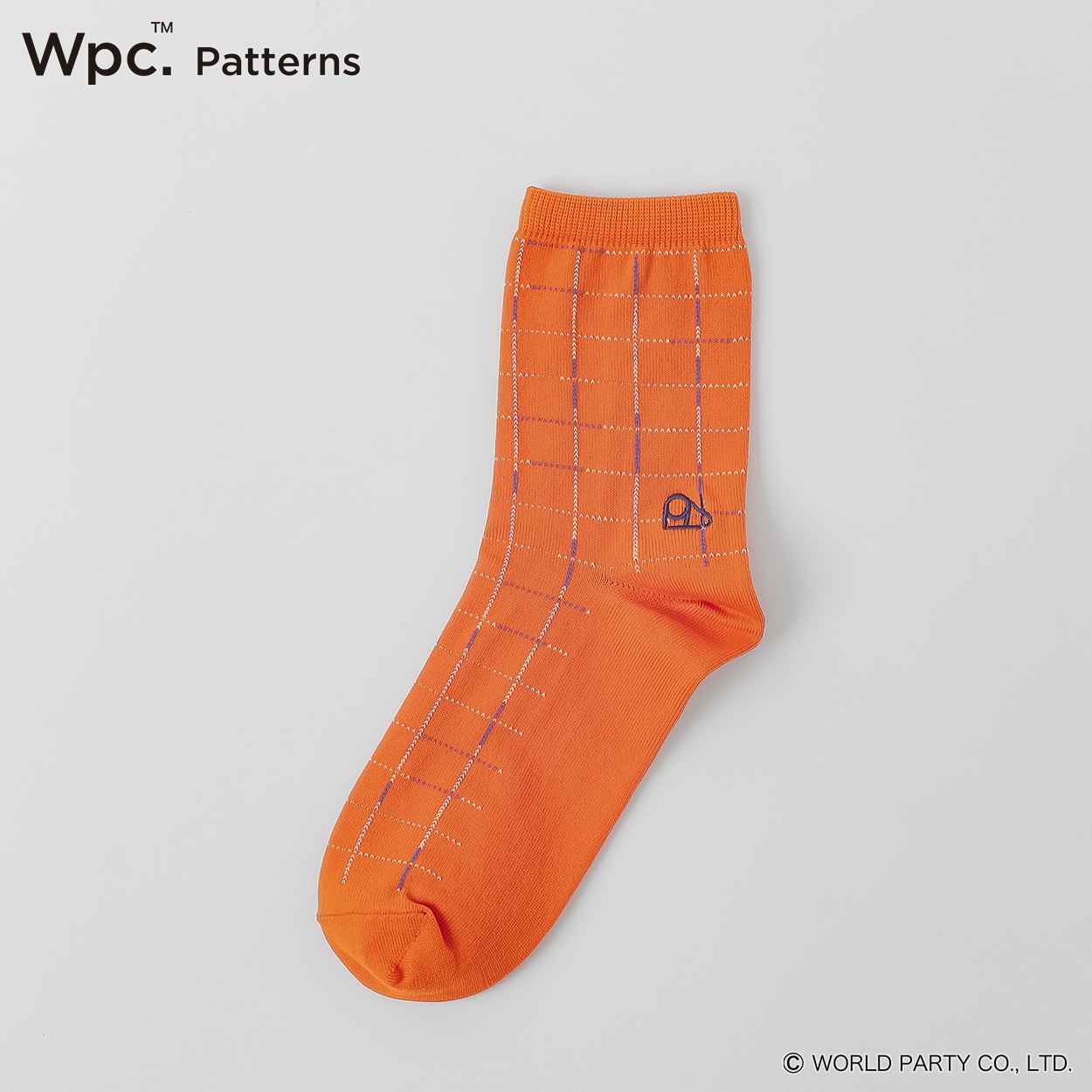 Wpc. Patterns クルー丈 チェック 水滴はじきやすい レディス(コイダイダイ-23-25CM)