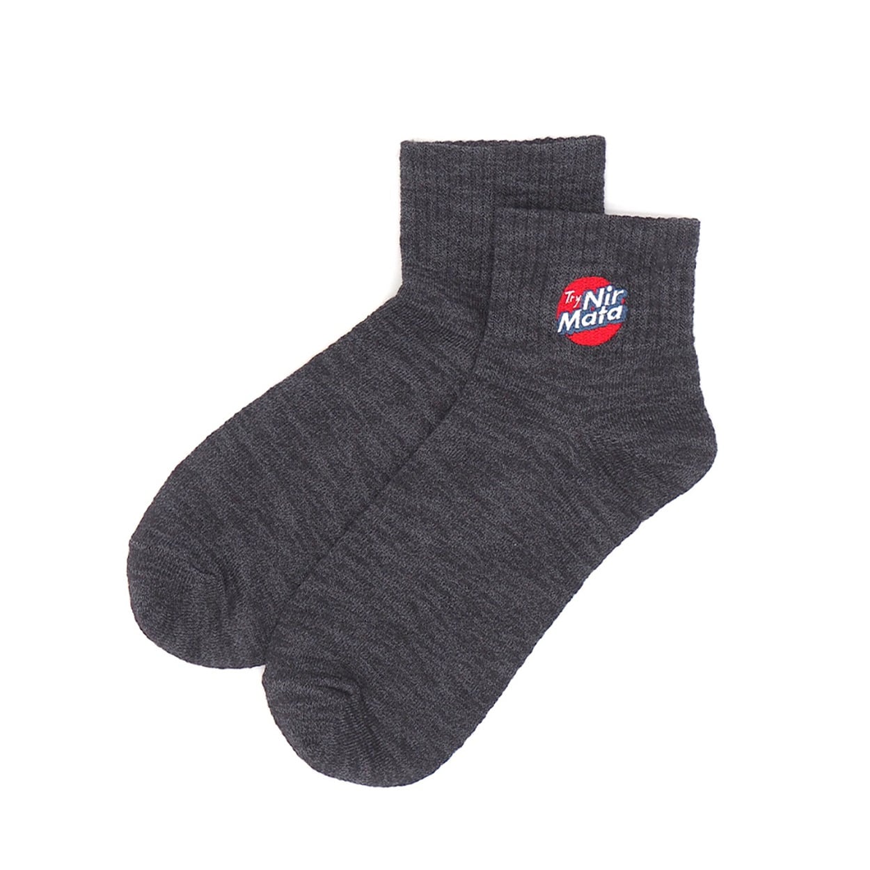 NIRMATA BASIC 丸ワッペン刺繍ショート丈ソックス レディス | イオン