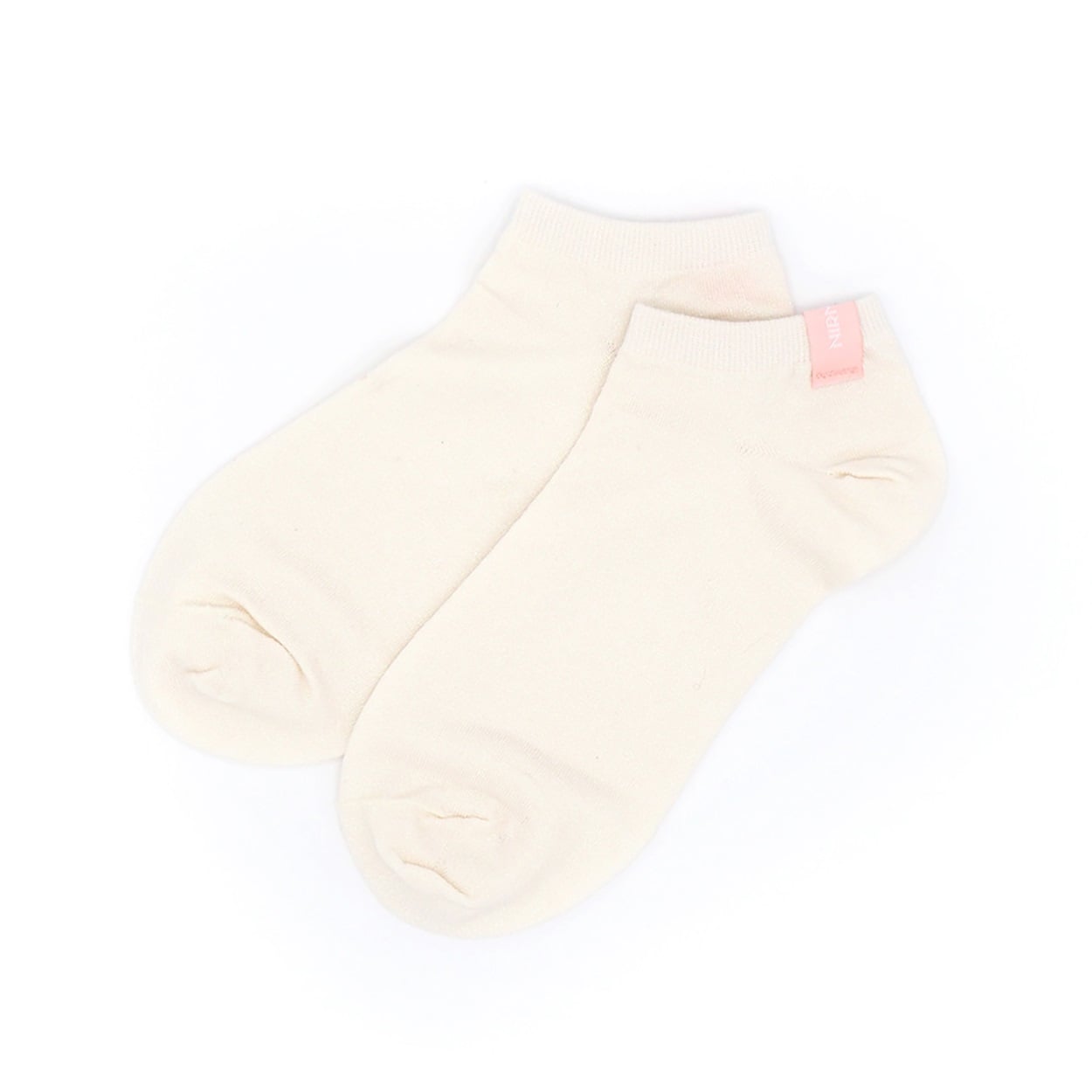 NIRMATA BASIC ラメ糸ピスネームスニーカー丈ソックス レディス(オフ-23-25CM)