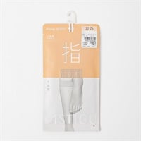 ストッキング アスティーグ指 ひざ下丈 レディス(シアベージュ-22-25CM)