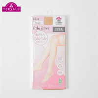 なめらかひざ上丈２足組 レディス トップバリュ lala kirei(ララキレイ)(ライトベ－ジュ-22-25CM)