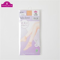 丈夫クルー丈２足組 レディス トップバリュ lala kirei(ララキレイ)(ライトベ－ジュ-22-25CM)