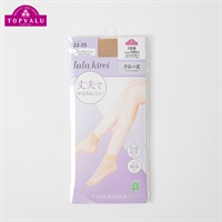 丈夫クルー丈２足組 レディス トップバリュ lala kirei(ララキレイ)(ナチュラルベ－ジュ-22-25CM)