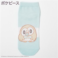 ポケピース スニーカー丈ソックス モクロー レディス(ウスミドリ-23-25CM)