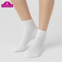 クッションショート丈ソックス レディス トップバリュ BODY SWITCH(ボディスイッチ)(シロ-23-25CM)