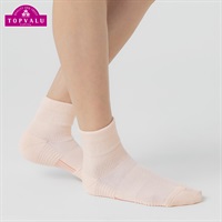 クッションショート丈ソックス レディス トップバリュ BODY SWITCH(ボディスイッチ)(ピーチ-23-25CM)