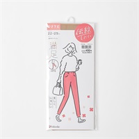 満足 伝線しにくいノンラン設計 ひざ下丈ストッキング レディス(ベ－ジュ-22-25CM)