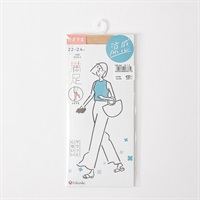 満足 サラッと心地いい 涼感 ひざ下丈ストッキング コンジュゲートゾッキ レディス(ウスベ－ジュ-22-24CM)