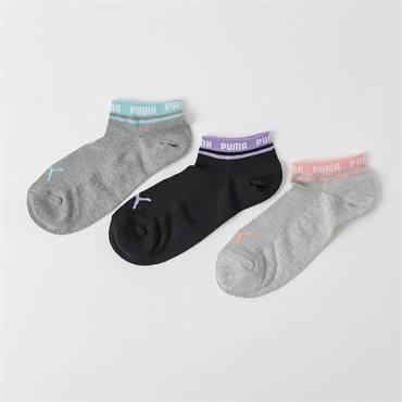PUMA(プーマ) ソックス3足組 スニーカー丈 レディス