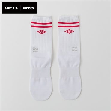 NIRMATA×umbroコラボソックス 波刺繍クルー丈 レディス