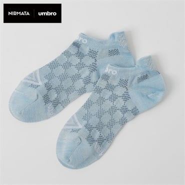NIRMATA×umbroコラボソックス チェッカースニーカー丈 レディス