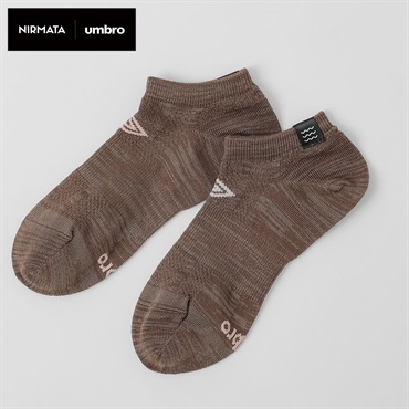 NIRMATA×umbroコラボソックス ストライプスニーカー丈 レディス
