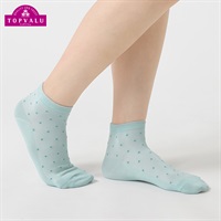 レッグアクセサリー ドットラメラインショート丈 レディス(ウスミドリ-23-25CM)