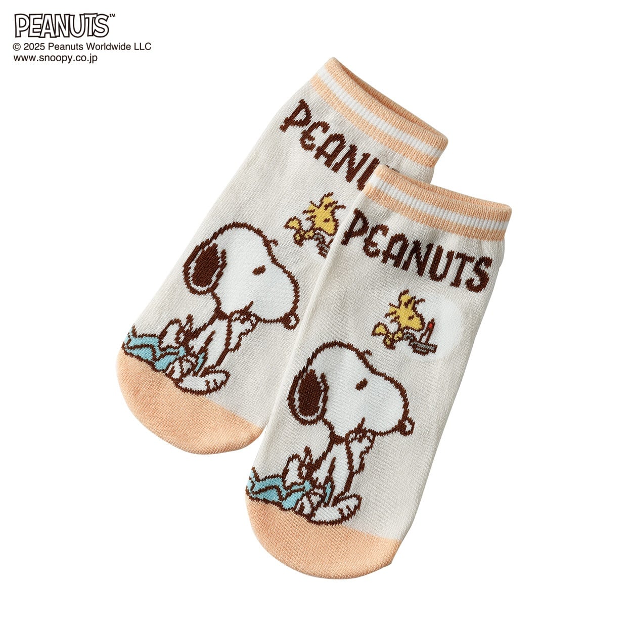 ＰＥＡＮＵＴＳ  スヌーピー文字柄 レディス(オフ-23-25CM)