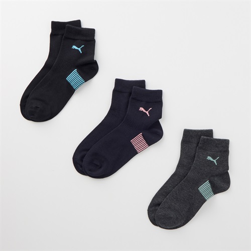 PUMA(プーマ) くちゴムゆったりソフトフィットソックス3足組 レディス