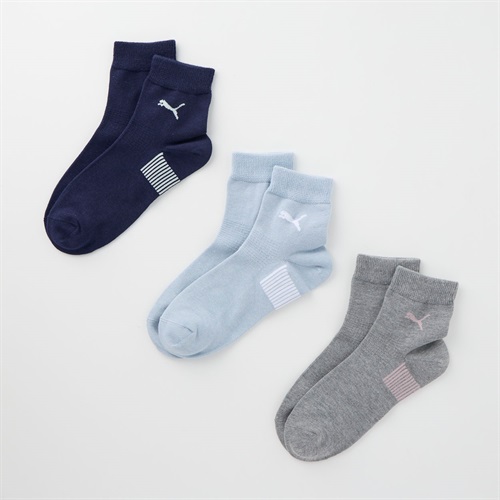 PUMA(プーマ) くちゴムゆったりソフトフィットソックス3足組 レディス
