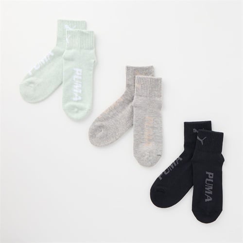 PUMA(プーマ) 底パイルソックス3足組 レディス