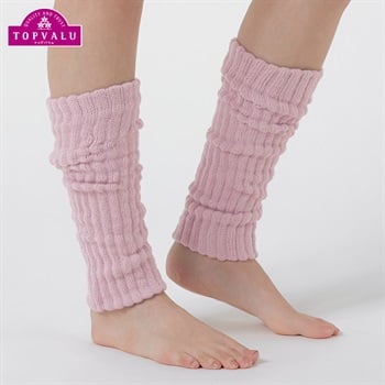 超保温 レッグウォーマー ３５cm丈 レディス トップバリュ PEACE FIT(ピースフィット)(ウスムラサキ-ﾌﾘｰ)