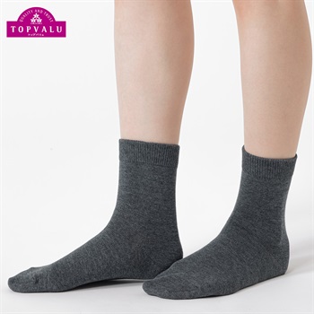 セリアント 平無地クルー丈ソックス レディス トップバリュ CELLIANT(セリアント)(チャコ－ルグレ－-21-23CM)