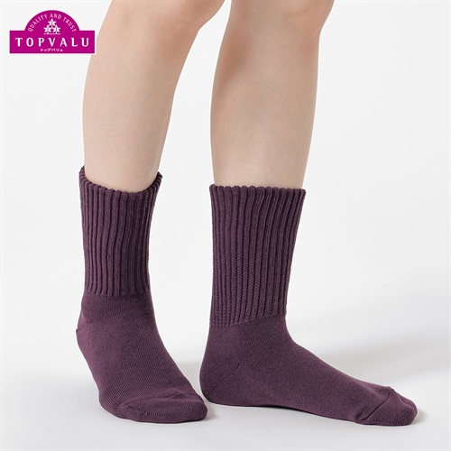 パイル無地ソックス レディス トップバリュ CELLIANT(セリアント)(コイムラサキ-23-25CM)