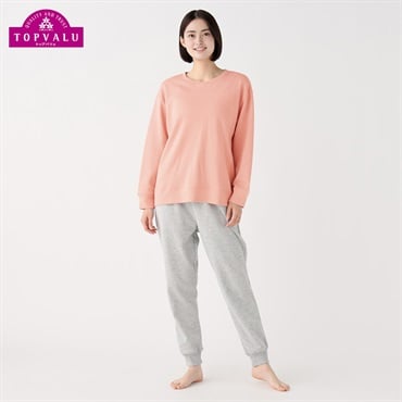 ★今だけお値下げ★ 新品　綿100 トップバリュー　ふんわり柔らかネルパジャマ ルームウェア・パジャマ レディス下着・パジャマ・靴下