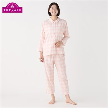 ★今だけお値下げ★ 新品　綿100 トップバリュー　ふんわり柔らかネルパジャマ ☆今だけお値下げ☆ 新品 綿100 トップバリュー ふんわり柔らか