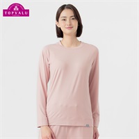 ソフトベア天竺長袖Tシャツ レディス トップバリュ CELLIANT(セリアント)(アッシュピンク-M)