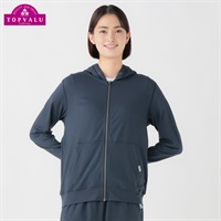 ソフトベア天竺パーカ レディス トップバリュ CELLIANT(セリアント)(ネイビー-M)