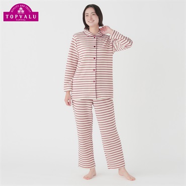 KUMASEN] レディース パジャマ シルク サテン 上下セット ルームウェア