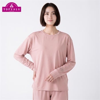 EXセリアント ウェア ルームウエア（ルーム長袖Tシャツ） レディス トップバリュ CELLIANT(セリアント)(ウスアカ-S)