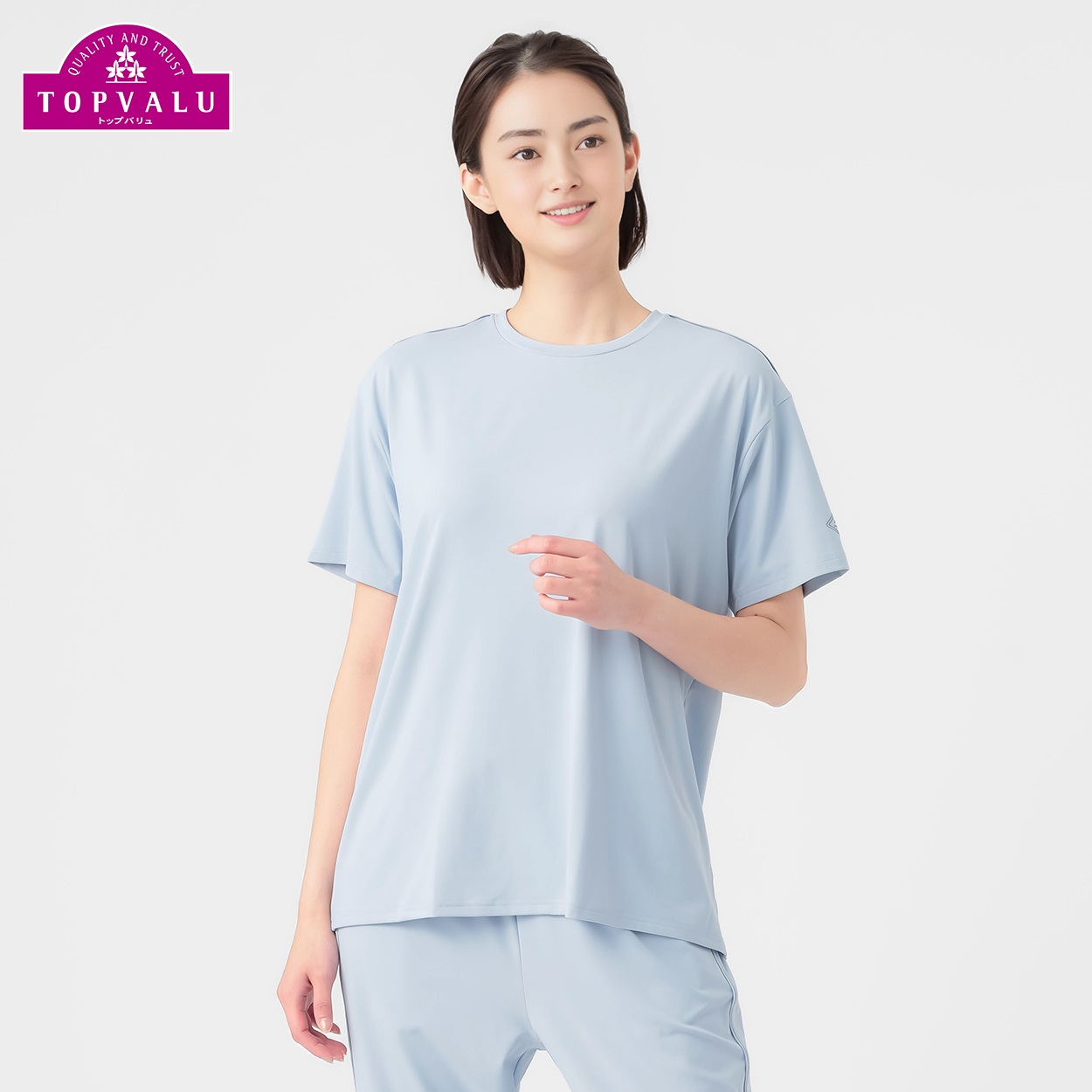 EXセリアント ウェア  ルームウエア（ルーム半袖Tシャツ） レディス トップバリュ CELLIANT(セリアント)(ウスアオ-M)