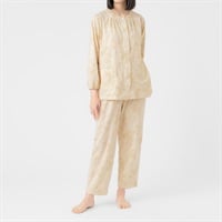GUNZE(グンゼ) 睡眠工房天竺フェミニンパジャマ 長袖 レディス(ウスキイロ-S)