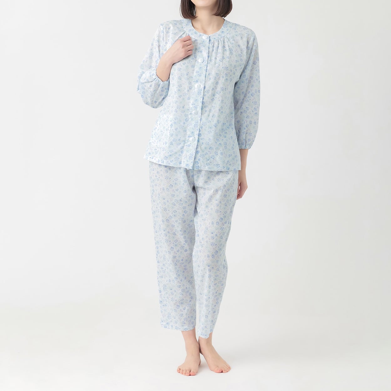 GUNZE(グンゼ) 睡眠工房楊柳フェミニンパジャマプチサイズ レディス