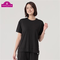 ソフトベア天竺半袖Tシャツ レディス トップバリュ CELLIANT(セリアント)(クロ-M)
