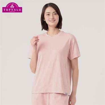 ソフトベア天竺半袖Tシャツ レディス トップバリュ CELLIANT(セリアント)(Ａウスアカ-M)