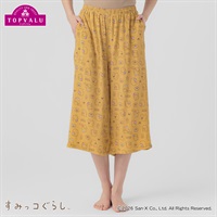 すみっコぐらし ゆる～むパンツ7分丈 レディス(キイロ-S)