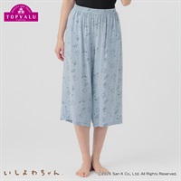 いしよわちゃん ゆる～むパンツ7分丈 レディス(ウスアオ-S)