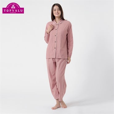 あたたか起毛パジャマ レディス トップバリュ PEACE FIT(ピースフィット)(ウスアカ-S)