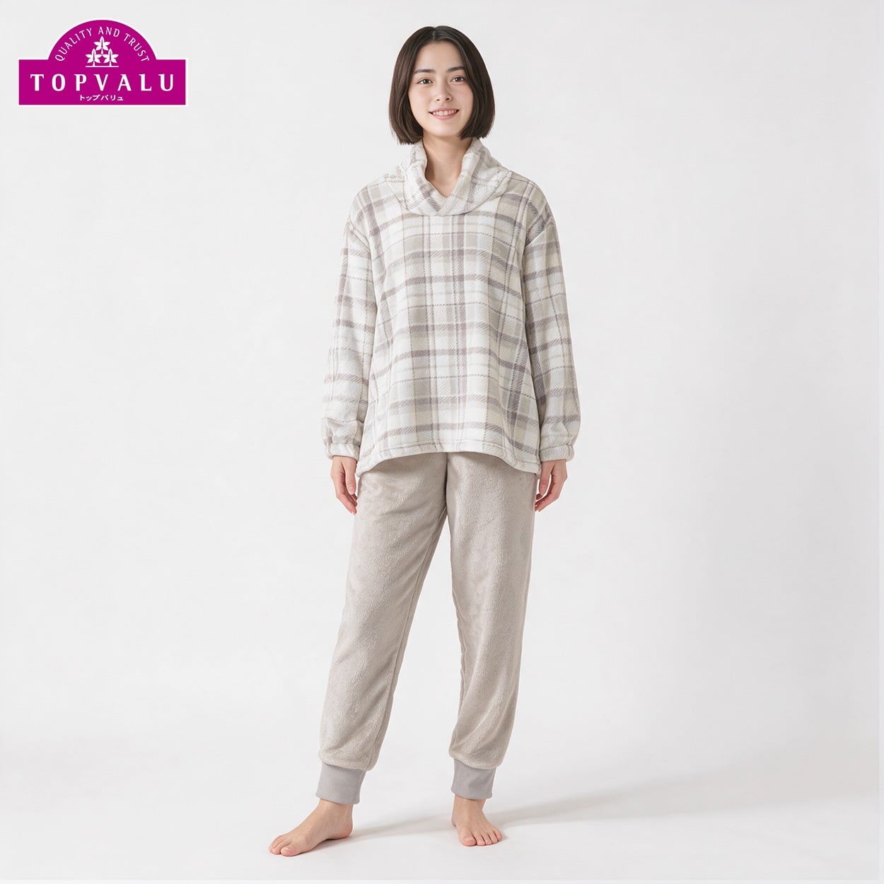 あたたかなめらかルームセット レディス トップバリュ PEACE FIT(ピースフィット)(コイチャ-M)
