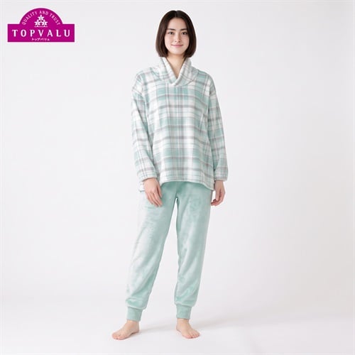 あたたかなめらかルームセット レディス トップバリュ PEACE FIT(ピースフィット)(ウスミドリ-S)