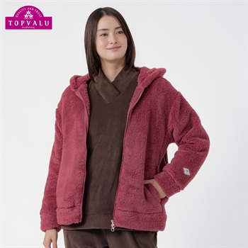 ふわふわパーカ レディス トップバリュ CELLIANT(セリアント)(カシスレッド-M)