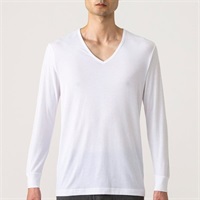 セリアント 9分袖Vネックシャツ メンズ トップバリュ CELLIANT(セリアント)(シロ-S)
