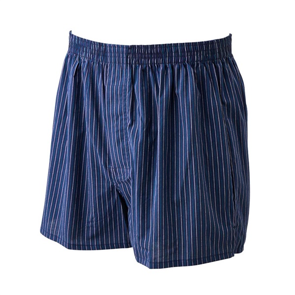 よりどり布帛トランクス ストライプ メンズ(アオ-2XL)