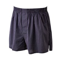 よりどり布帛トランクス ストライプ メンズ(クロ-S)
